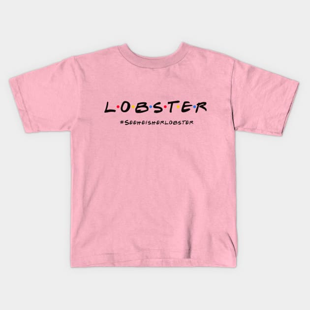 Lobster Kids T-Shirt by NihatGokcenArt